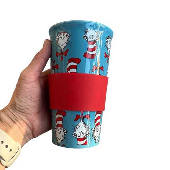 Cat in the hat Dr.Seuss tumbler mug brand new - Picture 4 of 10